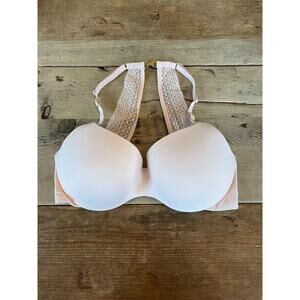 Victoria's Secret Millennial Pink 32D Incredible Lightly Lined Demi Bra VS!